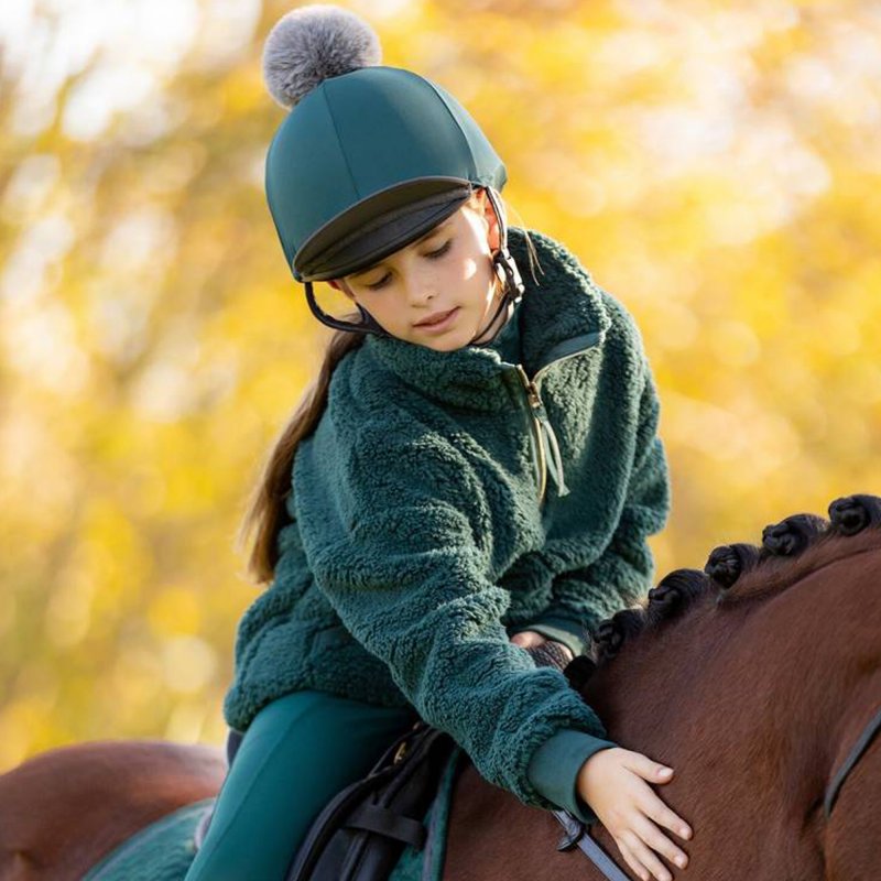 LeMieux Young Rider Tia Teddy Fleece Spruce - Townfields Saddlers