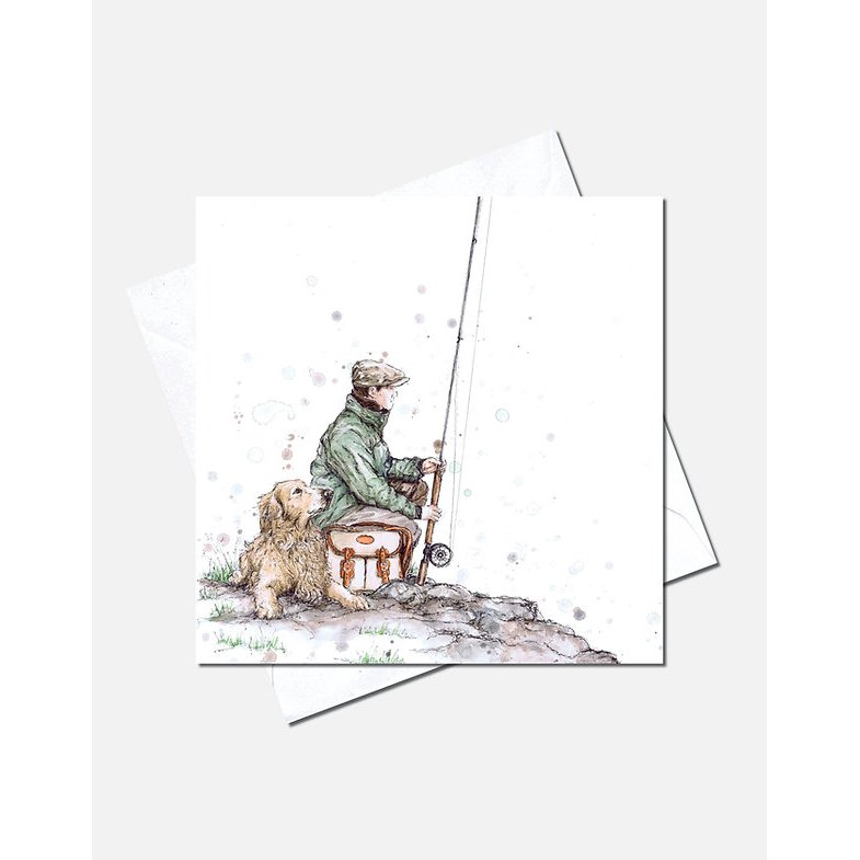 Eleanor Tomlinson Art Eleanor Tomlinson Fishing Trip Greeting Card