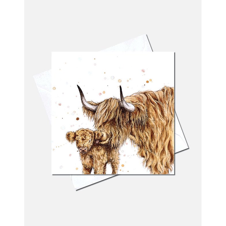 Eleanor Tomlinson Art Eleanor Tomlinson Highland Kiss Greeting Card