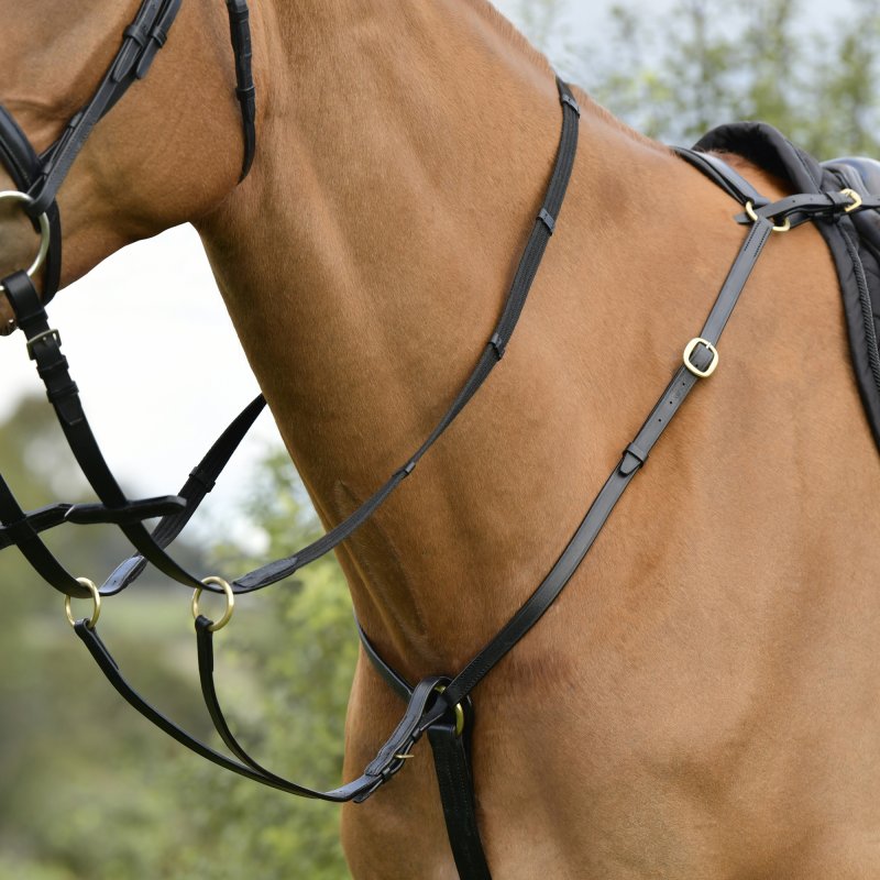 Kincade Kincade Classic 3 Point Breastplate with Running Martingale