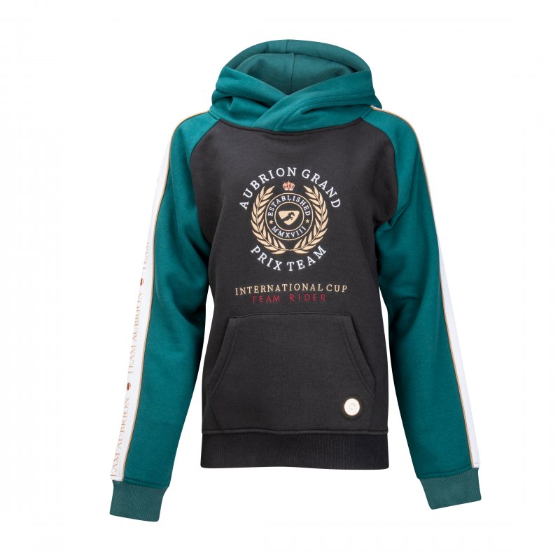 Aubrion Aubrion Team Hoodie Young Rider Black