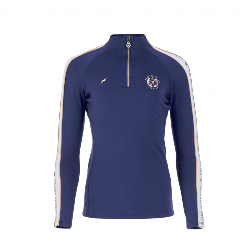 Aubrion Aubrion Team Winter Long Sleeve Baselayer Young Rider Navy