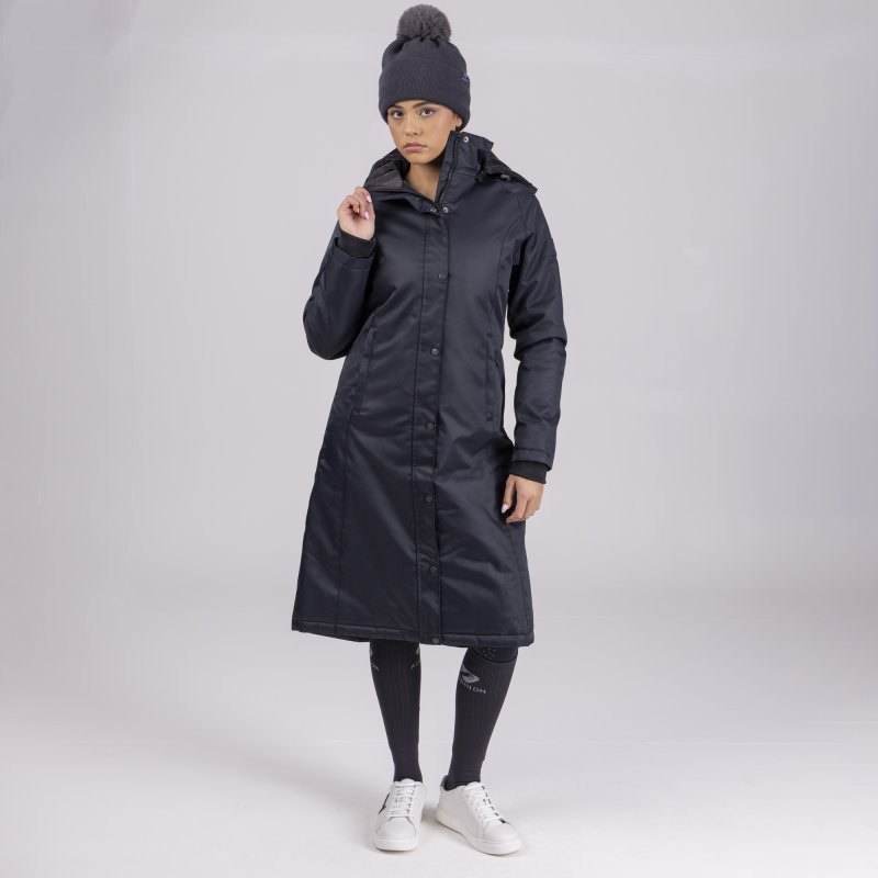 Aubrion Aubrion Halycon Long Waterproof Jacket Charcoal