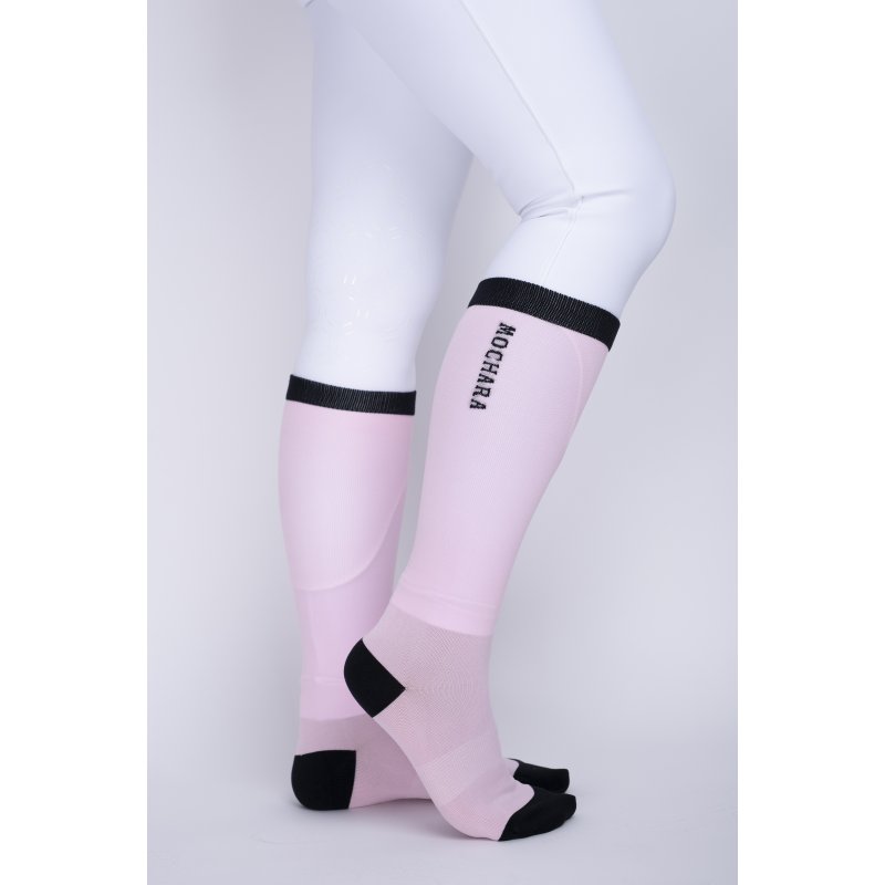 Mochara Long Riding Socks - Baby Pink