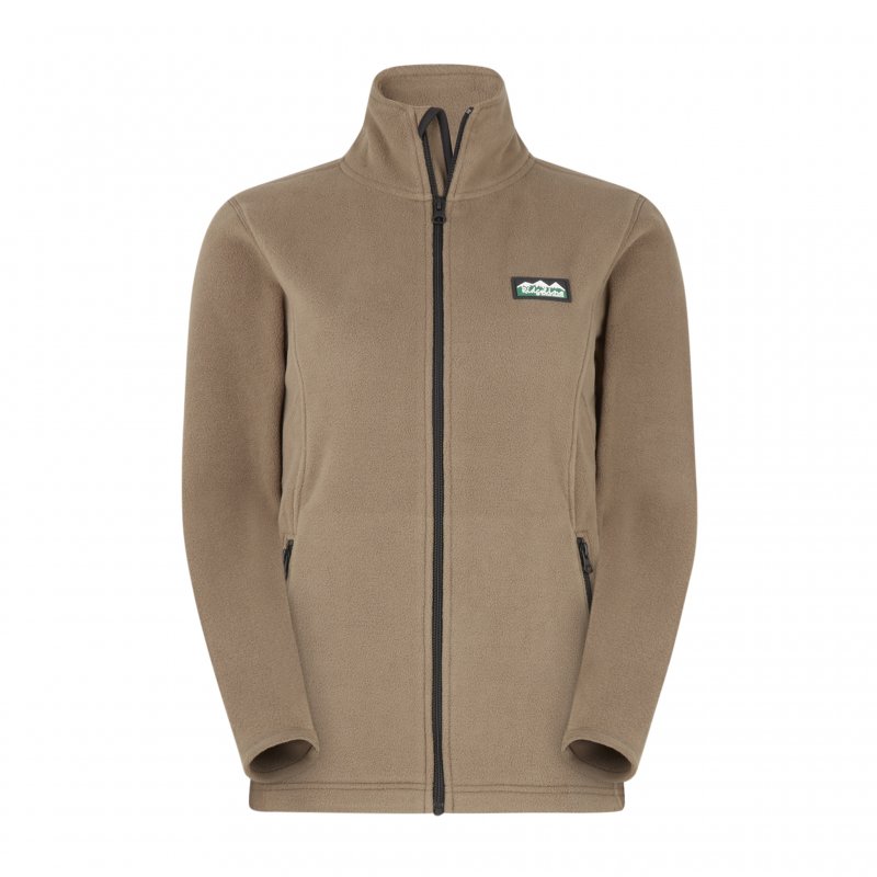 Ridgeline Ridgeline Ladies Faroe Jacket Fleece Light Bark