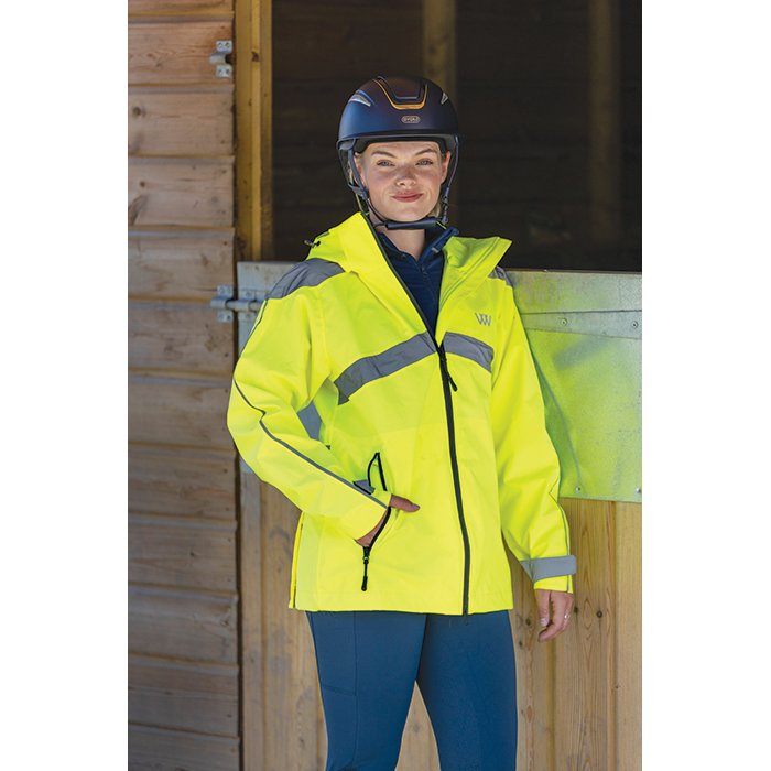 Woof Wear Woof Wear All Season Riding Jacket Hi Viz Yellow