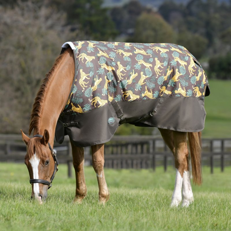 Weatherbeeta Horse Rugs Weatherbeeta Comfitec Tyro Standard Neck Medium Turnout Rug Jungle Print