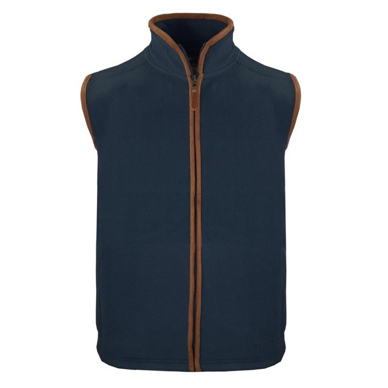 Hazy Blue Hazy Blue Bentley Mens Gilet - Navy