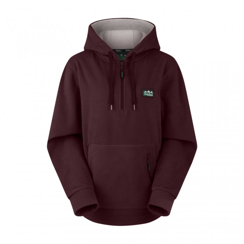 Ridgeline Ridgeline Ladies Ballistic Fleece Hoodie Winter Berry