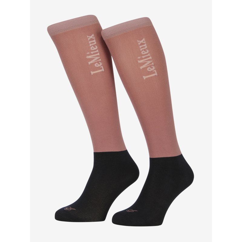 LeMieux LeMieux Competition Socks 2 Pack Peony