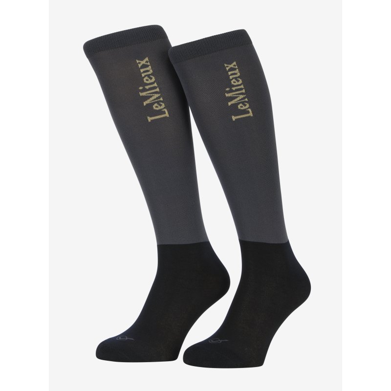 LeMieux LeMieux Competition Socks 2 Pack Dusk Blue