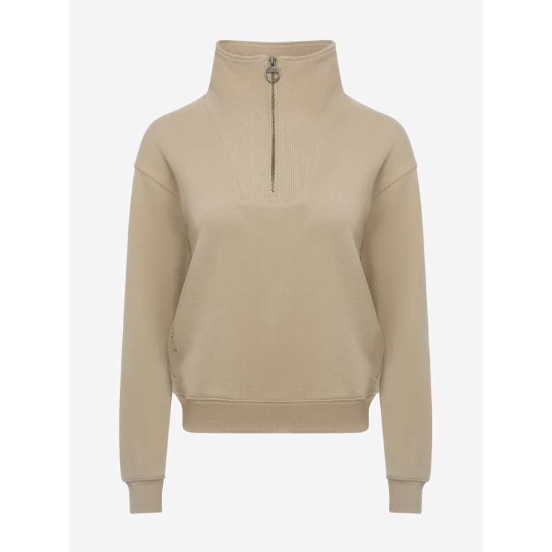 LeMieux LeMieux Keira Quarter Neck Sweat Almond