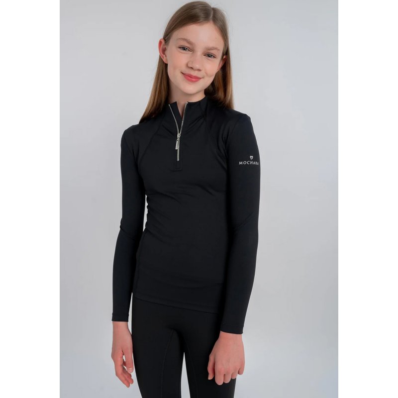 Mochara Mochara Technical Base Layer Young Rider - Black