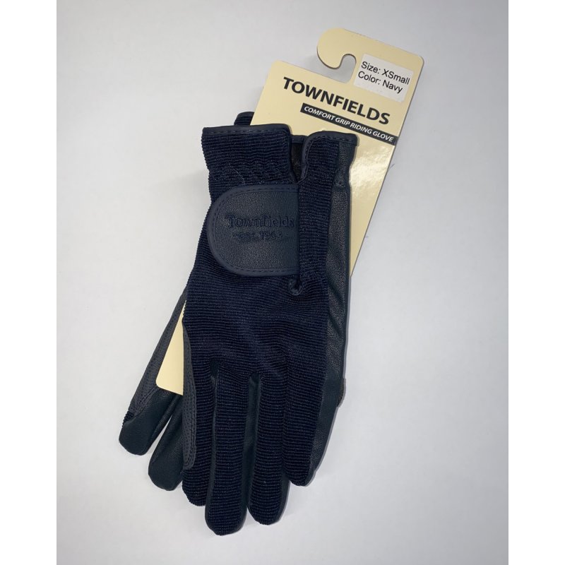 Townfields Products Townfields Essential Riding Gloves Navy