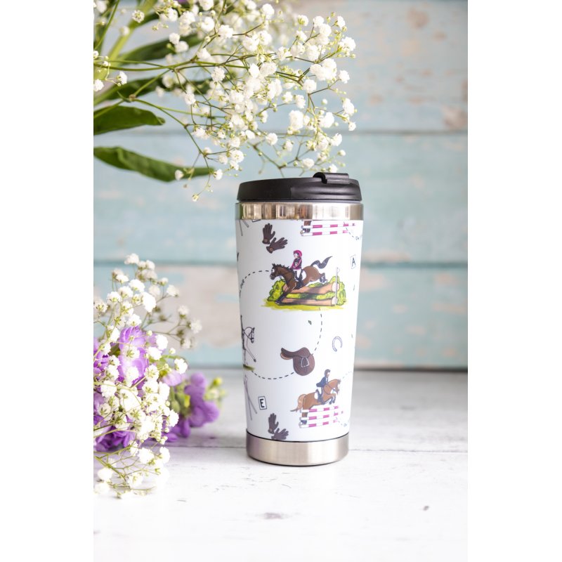 Emily Cole Emily Cole Eventing Pattern Travel Mug