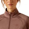 Ariat Riding Apparel Ariat Ladies Tek Team 1/2 Zip Fleece Twilight Mauve