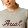 Ariat Riding Apparel Ariat Ladies Benicia Sweatshirt Heather Grey