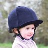 Equetech Equetech Junior Premium Velvet Hat Silk Navy