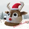 Equetech Dazzle Christmas Reindeer Hat Silk