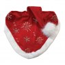 Equetech Equetech Santas Hat Snowflake Horse Bonnet