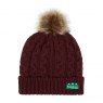 Ridgeline Nordic Fleck Bobble Hat Winter Berry