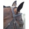 Collegiate Collegiate Comfitec Opulux Fancy Stitch Padded Hanoverian Bridle Dark Brown