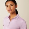 Ariat Riding Apparel Ariat Womens Bandera 1/4 Zip Polo Lavender Mist