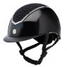 Charles Owen Charles Owen Kylo Riding Hat Black Gloss/Chrome Crystal